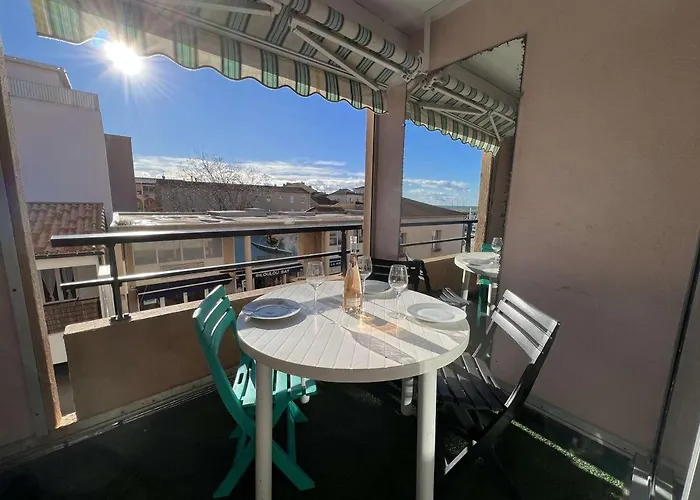 T2 Centre-ville Avec Climatisation, Proche Plage, 4 Pers - Fr-1-701-28 Valras-Plage