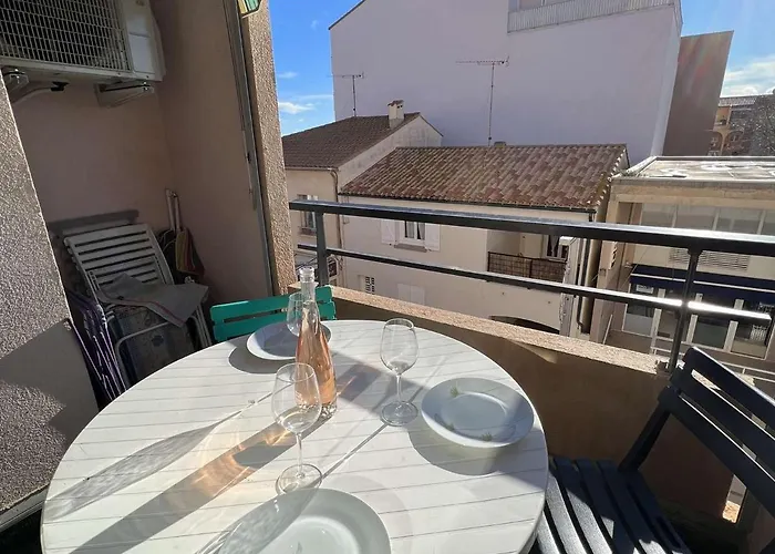 T2 Centre-ville Avec Climatisation, Proche Plage, 4 Pers - Fr-1-701-28 * Valras-Plage
